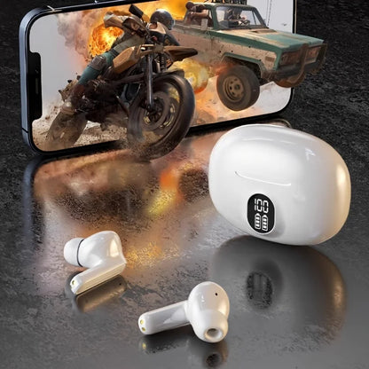 Wireless Headphones Bluetooth Earpods Sports Stereo Noise Canceling Headphone Microphone Speaker with LED light headphones
