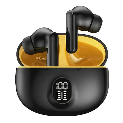 Wireless Headphones Bluetooth Earpods Sports Stereo Noise Canceling Headphone Microphone Speaker with LED light headphones