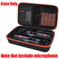 Portable Storage Bag Wireless Microphone Carrying Case Compatible with JBL Wireless Two Microphone System for Karaoke Microphone